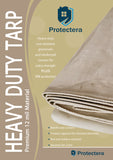 Protectera® Tarp - 12 Mil Thick - Tan Tarp